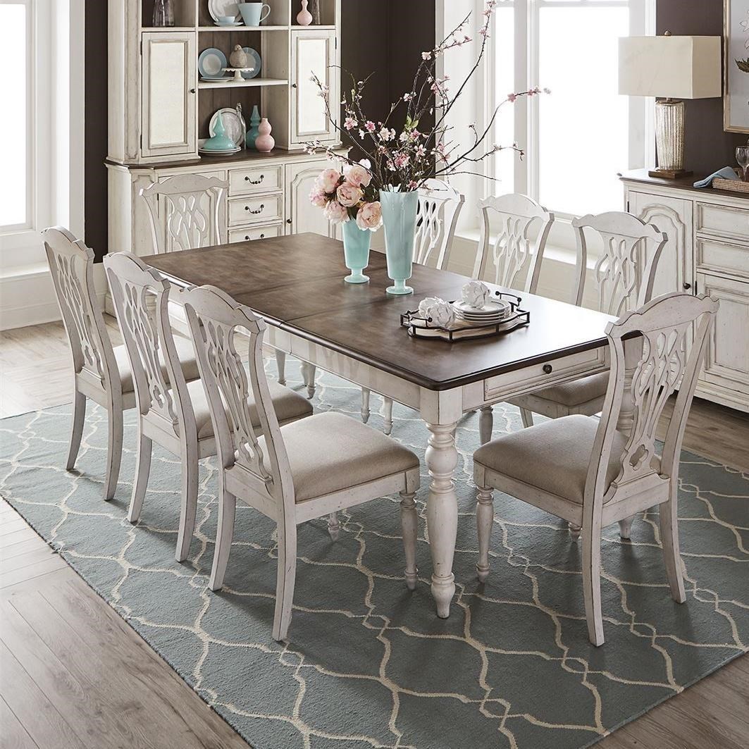 Liberty Furniture Abbey Road 455WDR9RLS Traditional 9Piece